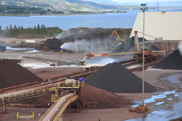 fugitive coal dust control at port of quebec