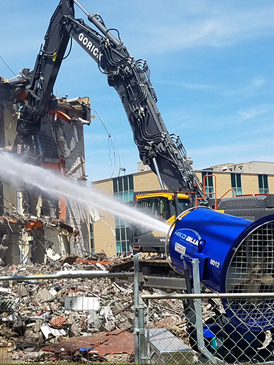 HKD Blue demolition dust suppression equipment